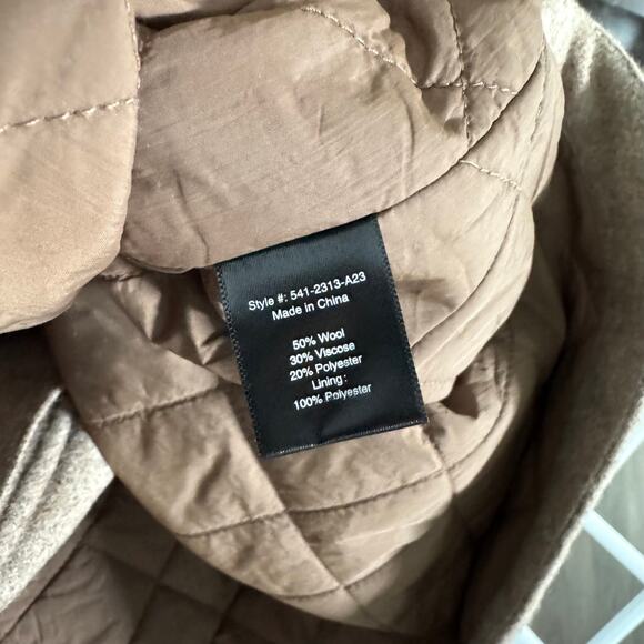 Jenni Kayne Farmhouse Ash Chore Barn Jacket XL NEW Wool Quilted Lining Coat - Picture 7 of 7